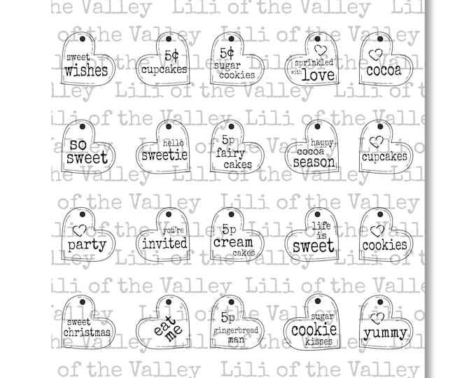 Baked with Love Tags - A5 Stamp Set