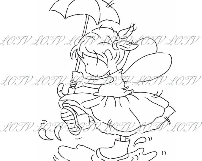 LOTV Digi Stamp - AS - Fairy Calendar April - JPEG, Digital