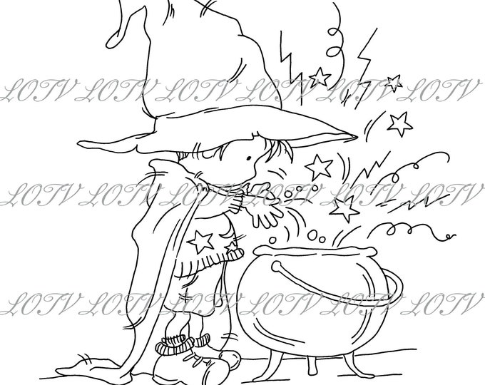 LOTV Digi Stamp - AS - The Cauldron Boy, Digital