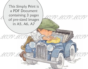 LOTV Full Colour Simply Print - AS - Elbow Grease, 3 Page PDF Ready to Print Document, Digital