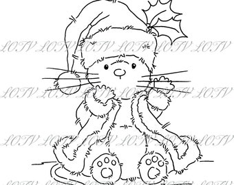 LOTV Digi Stamp - IH - Father Christmouse - Digital