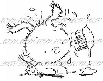 LOTV Digi Stamp - Painting Puppy, JPEG, Digital