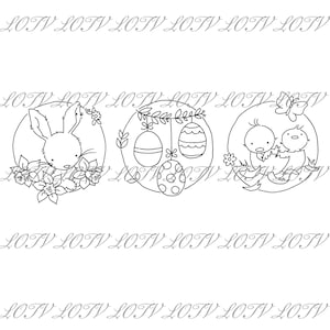 LOTV Digi Stamp - AS - Trio Pasen, JPEG, Digitaal