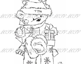 LOTV Digi Stamp - CG - Gifts Galore, Christmas, Digital