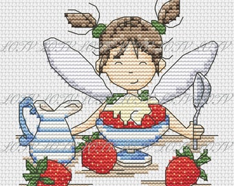 June Fairy - Cross Stitch Downloadable Chart - PDF Pattern