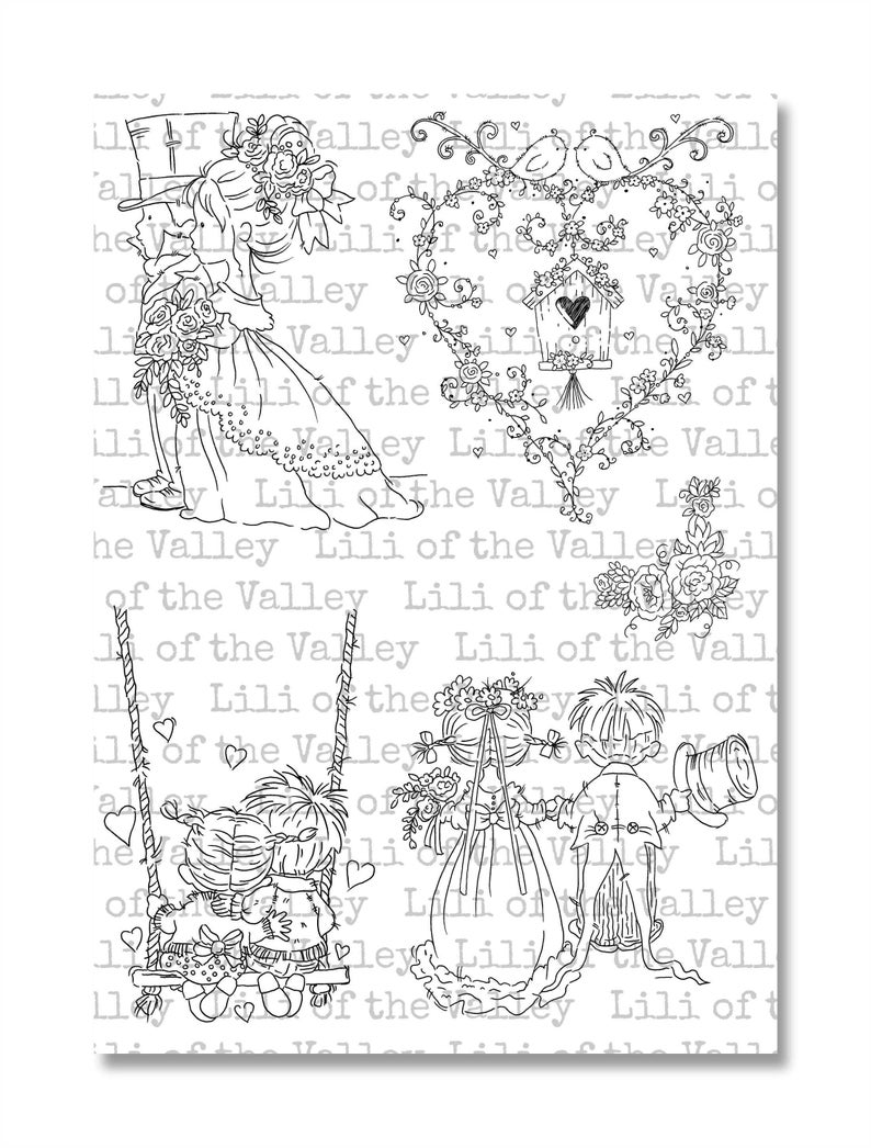 Happily Ever After A5 Stamp Set image 1