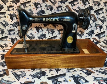 Handmade sewing machine base