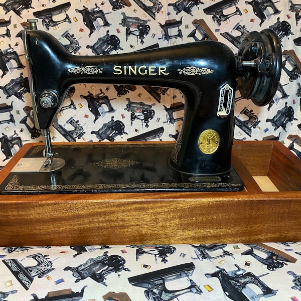 Handmade sewing machine base