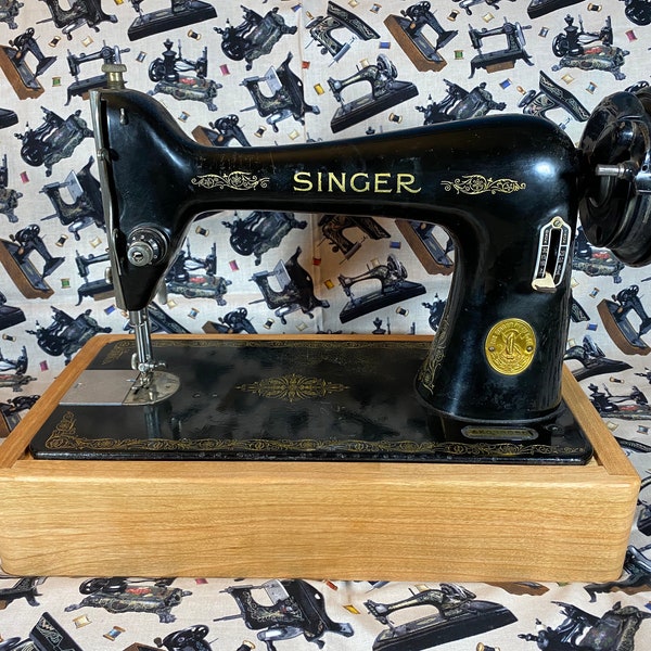 Handmade sewing machine base