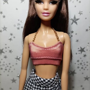 Golden Rose Top For Barbie and Fashion Royalty