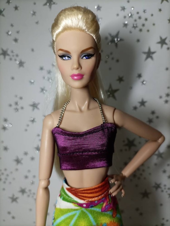 Purple cheap top barbie