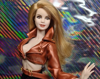 Biker Jacket for Barbie and Fashion Royalty
