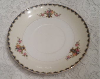 Vintage Noritake China Saucer Replacement Romeo Pattern 80459, Japan, Antique China, Interior Design, Tea Party, Cottage Style, Garden Party