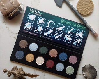 Looking for Group: Eyeshadow Palette // Makeup // Handmade // Vegan // Cruelty Free // Nerd Gifts // Gifts for Her