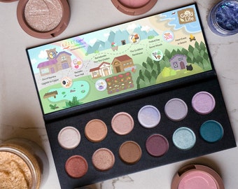 The Good Life Eyeshadow Palette  // Makeup // Handmade // Vegan // Cruelty Free // Nerd Gifts // Stardew Valley // Harvest Moon