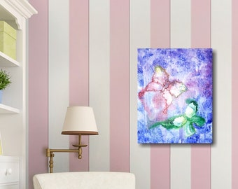 Early Flight - Butterfly, Butterflies, Pour, Drip, Painting, Spring, Impression, Light Hearted, Hopeful