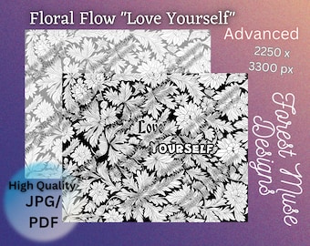 Fractal Floral Love Yourself