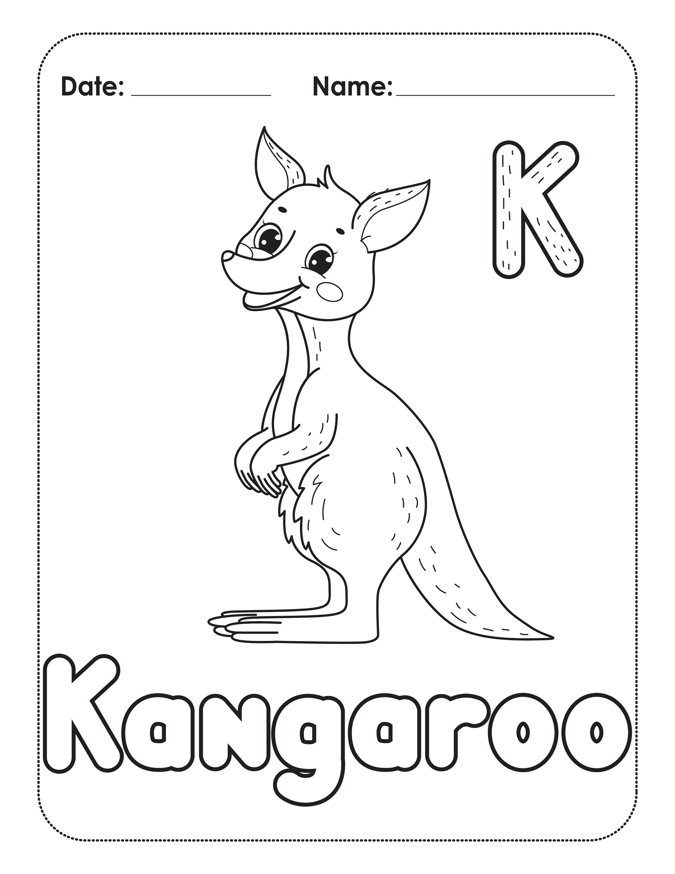 AZ Adorable Animal Coloring Pages Great for Toddlers, Preschoolers