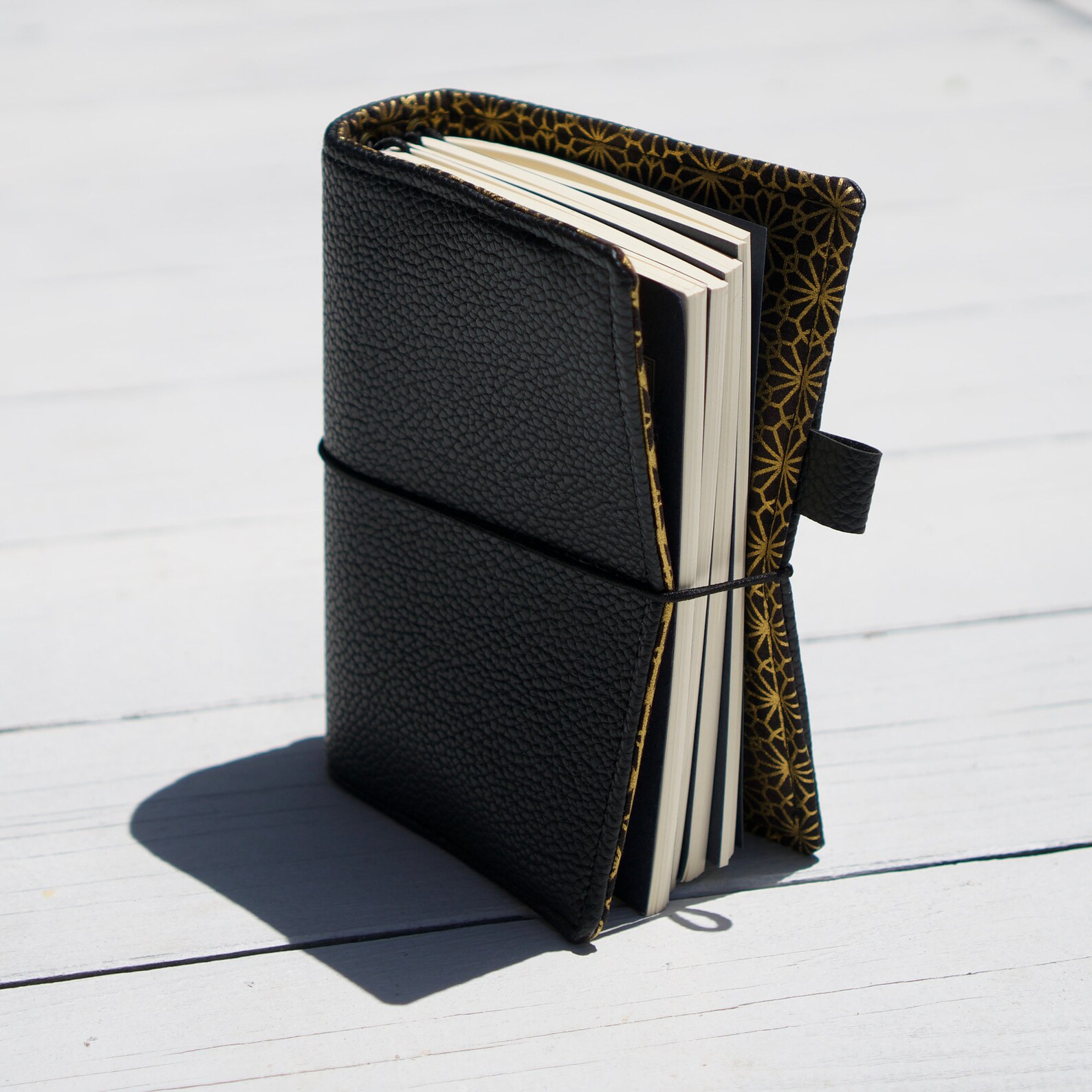 Travelers Notebook Cover A6 Wide Faux Leather Journal/ Etsy