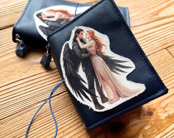 Fantasy Traveler's Notebook Cover | Gothic Romance Journal Cover | Vegan Leather A6 & Regular Notebook Cover | Handmade in Japan