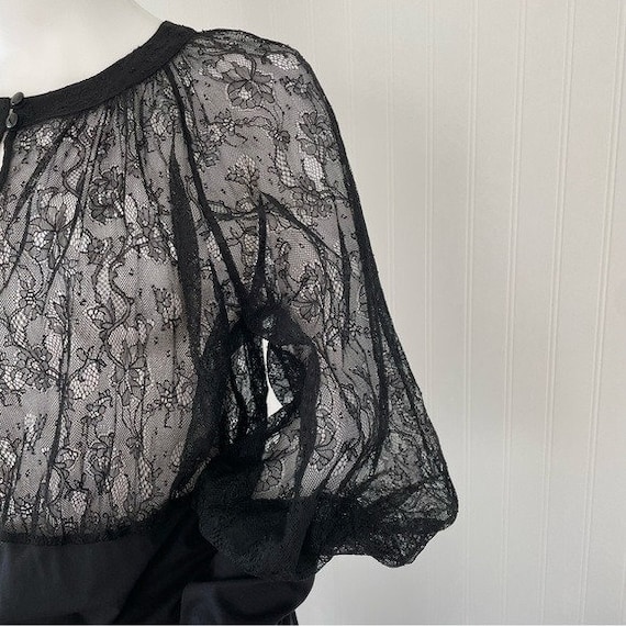 ANNE FONTAINE Sissilia Black Lace Blouson Sleeve … - image 7