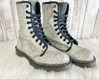 Stivali Donna | JADON GLITTER Black Glitter | Dr. Martens ⋆ Meta Comune