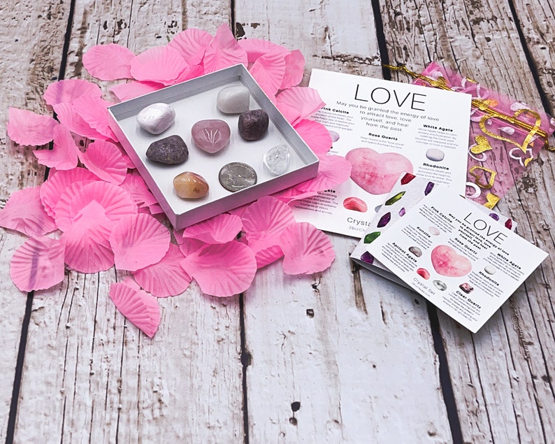 Crystals for Love Love Crystals Valentine's Day Etsy UK
