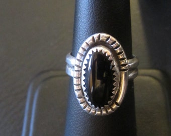 Sterling Silver Black Onyx Ring