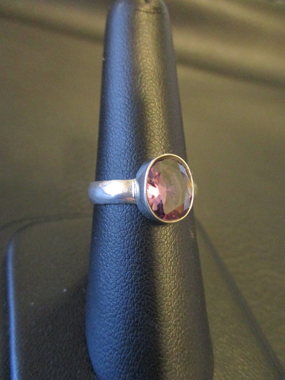 Sterling Silver Amethyst Ring - image 2