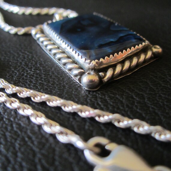 Sterling Silver Abalone Necklace - image 10