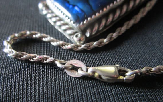 Sterling Silver Abalone Necklace - image 6