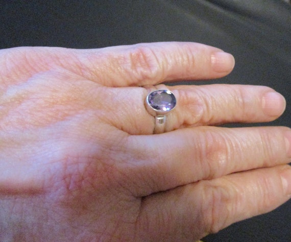 Sterling Silver Amethyst Ring - image 7