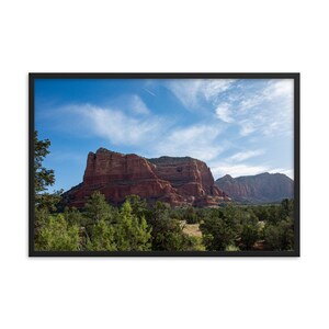 Framed Photo Paper Poster - Courthouse Butte  Sedona, Arizona