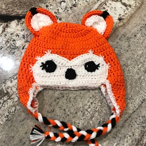 Crochet Fox Hat