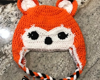 Crochet Fox Hat