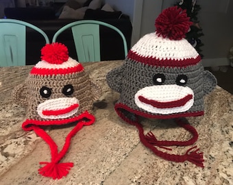 Sock Monkey Hat