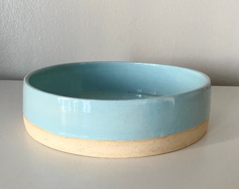 Large Blue Handmade Ceramic Bowl