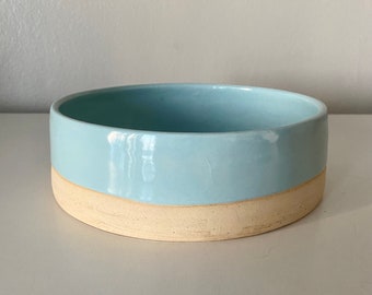 Medium Blue Handmade Ceramic Bowl