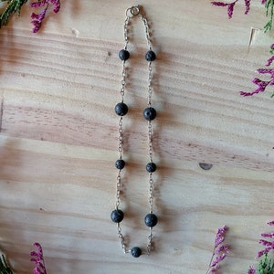 Black Lava Stone Choker