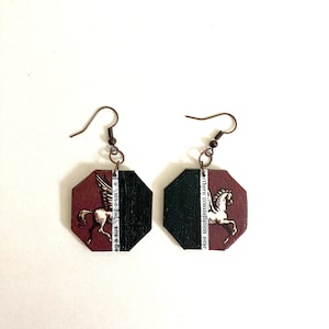Pegasus Book Cover Earrings