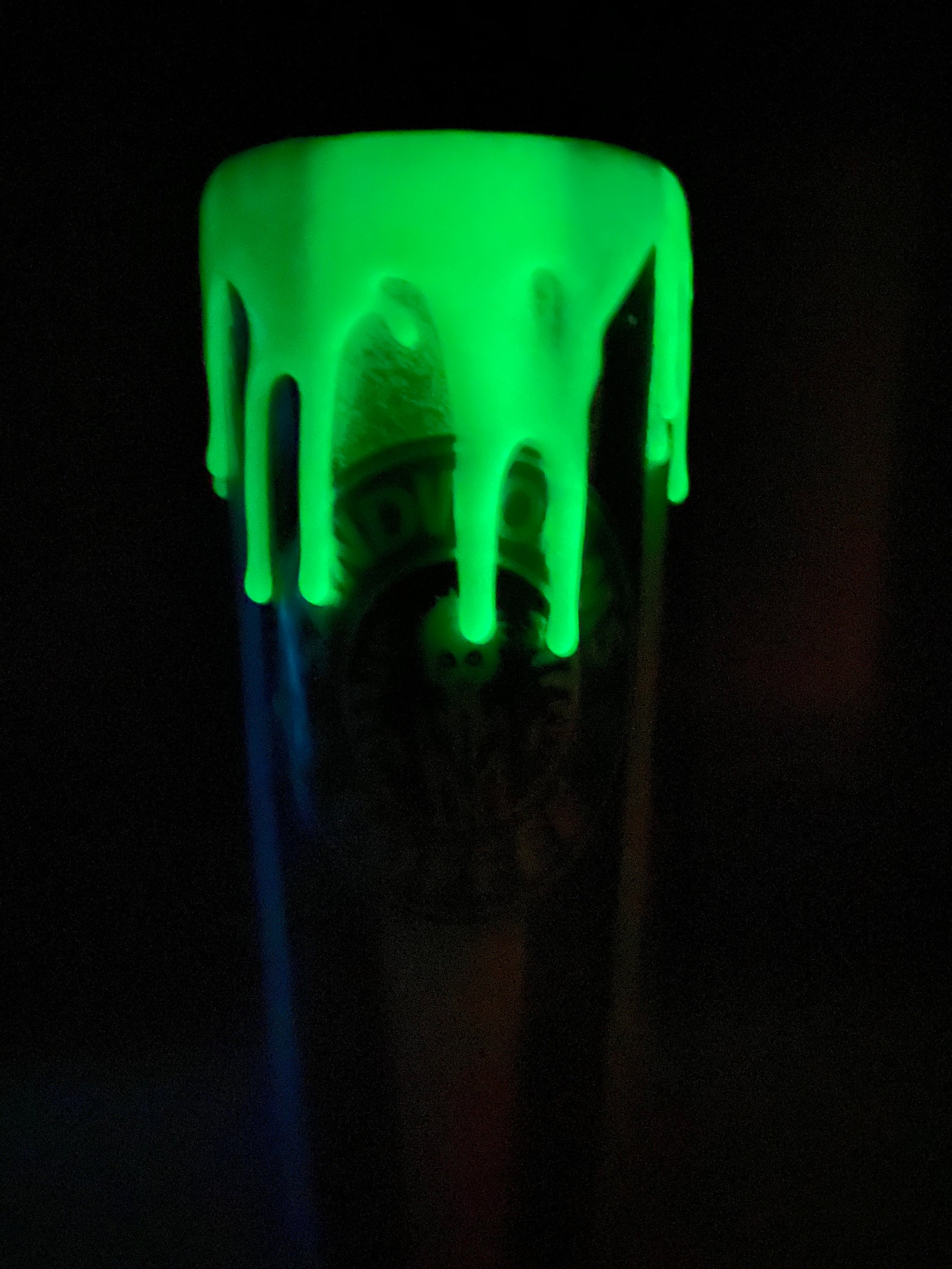 Glitter Epoxy Halloween Glow Drip Coffee Tumbler Cup Etsy UK