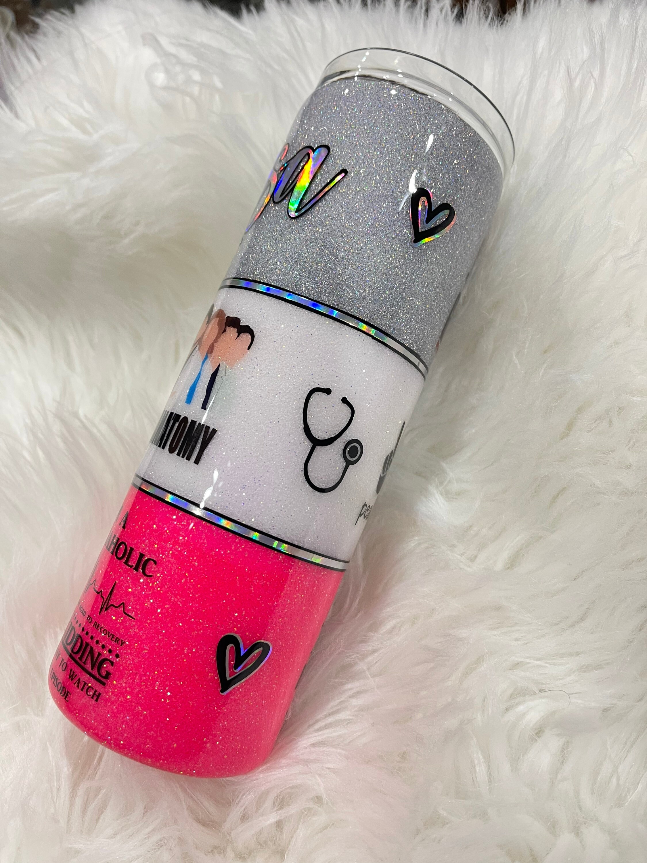 Grey's Anatomy Fan 20 Oz Skinny Tumbler Etsy