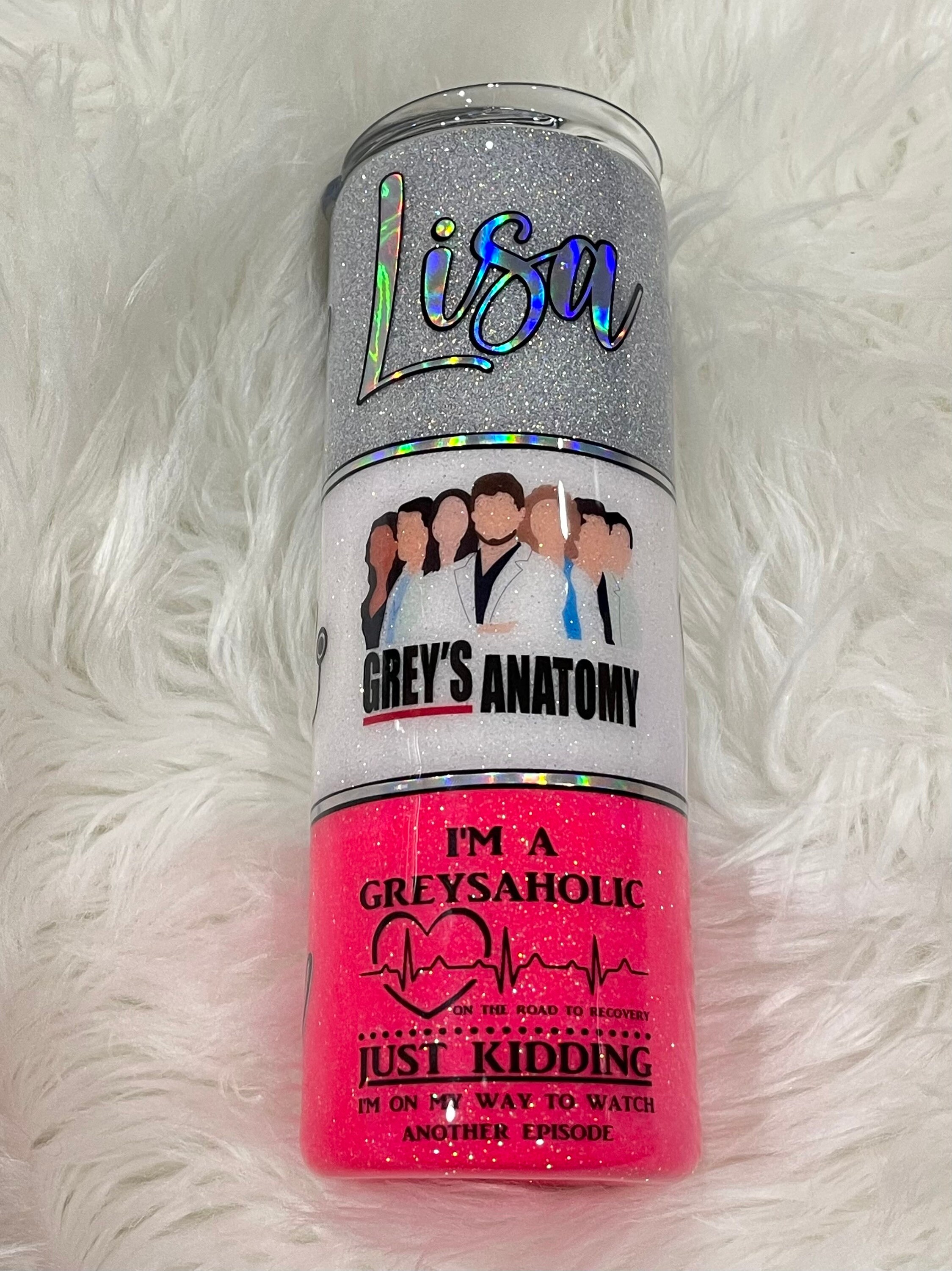 Grey's Anatomy Fan 20 Oz Skinny Tumbler Etsy