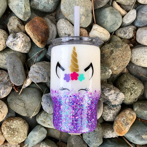 Unicorn Glitter Tumbler 14oz