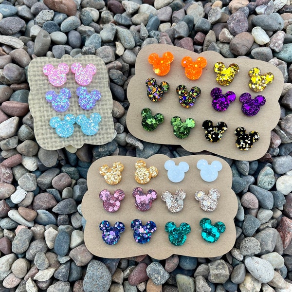 Custom Color Requests Mouse Stud Earrings