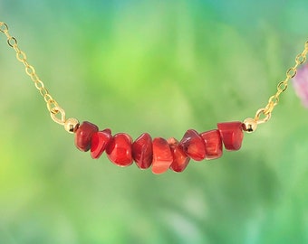 Coral Necklace - Etsy Australia