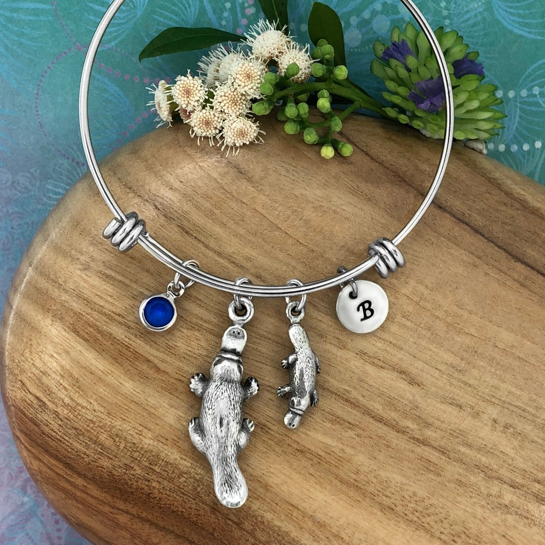 Platypus Bracelet Mother & Baby Adjustable Bangle - Etsy Australia