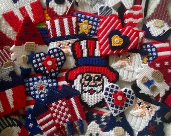 Patriotic refrigerator magnets