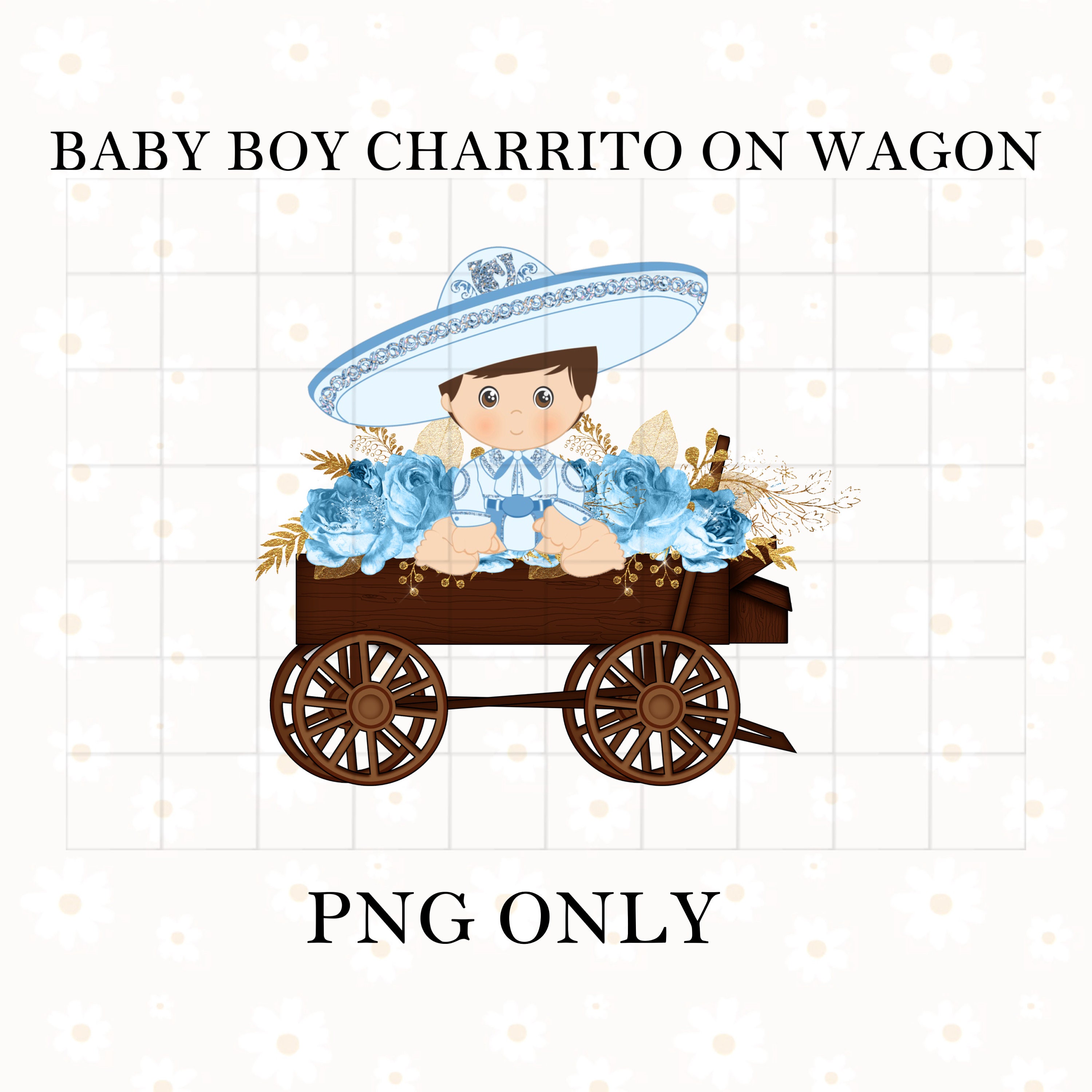 Charro Baby Blue Png Clipart, Charro On Wagon, Bautizo Png, | lupon.gov.ph