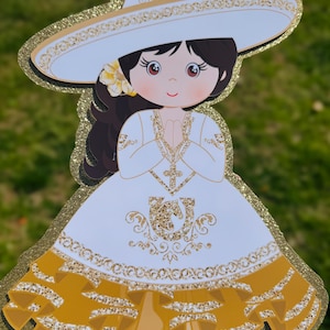Charra centerpieces Bautizo y primer año, primer communion,